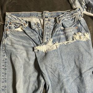 American Eagle Outfitters Light Blue Flare Jeans